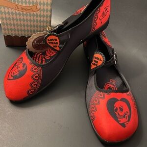 Hot Chocolate Design Mary Jane Shoes “Love will tear us apart”